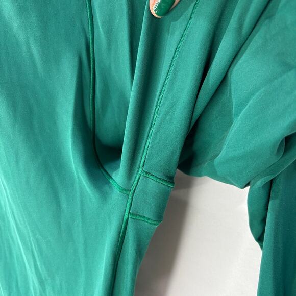 Offline by Aerie Size M Real Me Xtra Green Flare Jumpsuit One Piece Workout Yoga - Picture 3 of 14